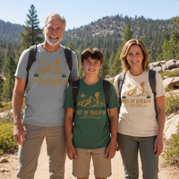 Load image into Gallery viewer, Out of Breath Hiking Society Heavyweight Cotton T-Shirt – Durable Classic Fit