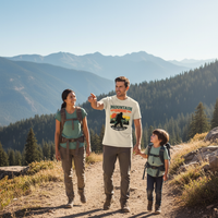 Load image into Gallery viewer, Mountain Dude Heavyweight Cotton T-Shirt – Classic Fit for Casual Wear