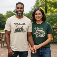 Load image into Gallery viewer, (Together We) Wander Heavyweight Cotton T-Shirt – Classic Fit Casual Wear